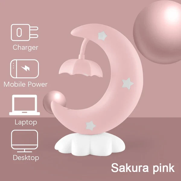 Eco-Friendly Rechargeable LED Reading Light Colorful Night Light Easy-to-Use