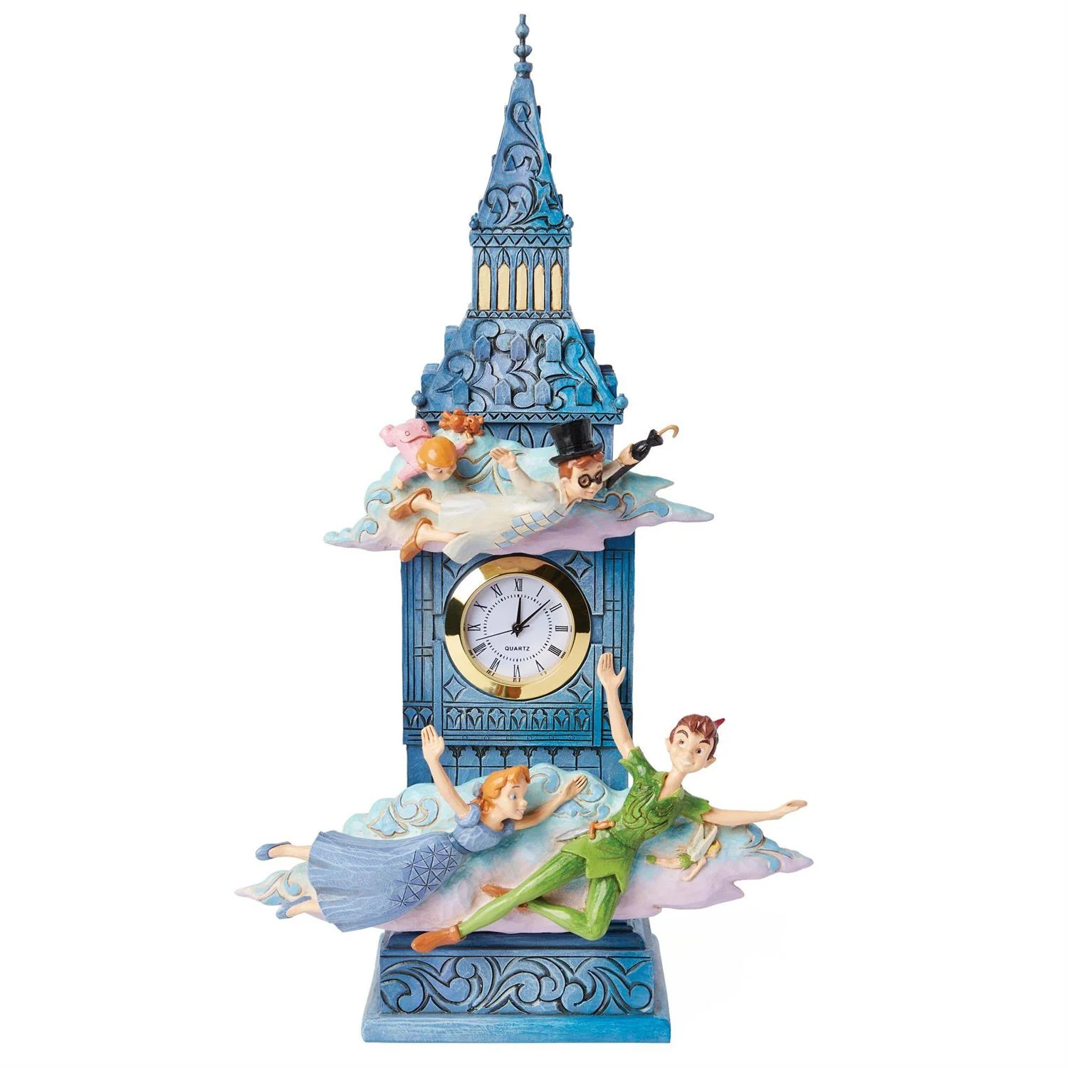 Trusted Disney Traditions Peter Pan Clock by Jim Shore Premium