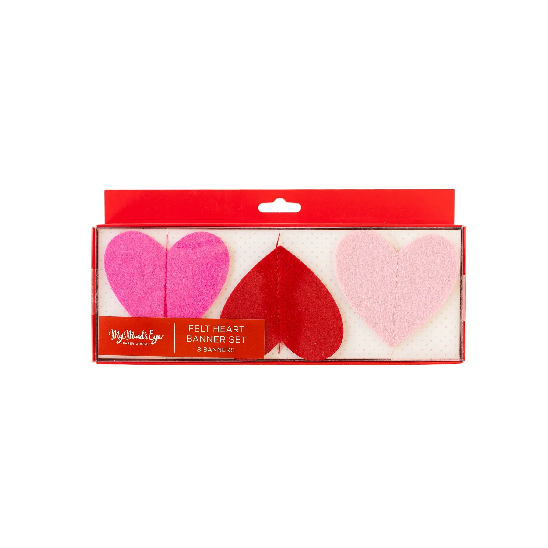 Detailed Felt Heart Banner 3' Trusted