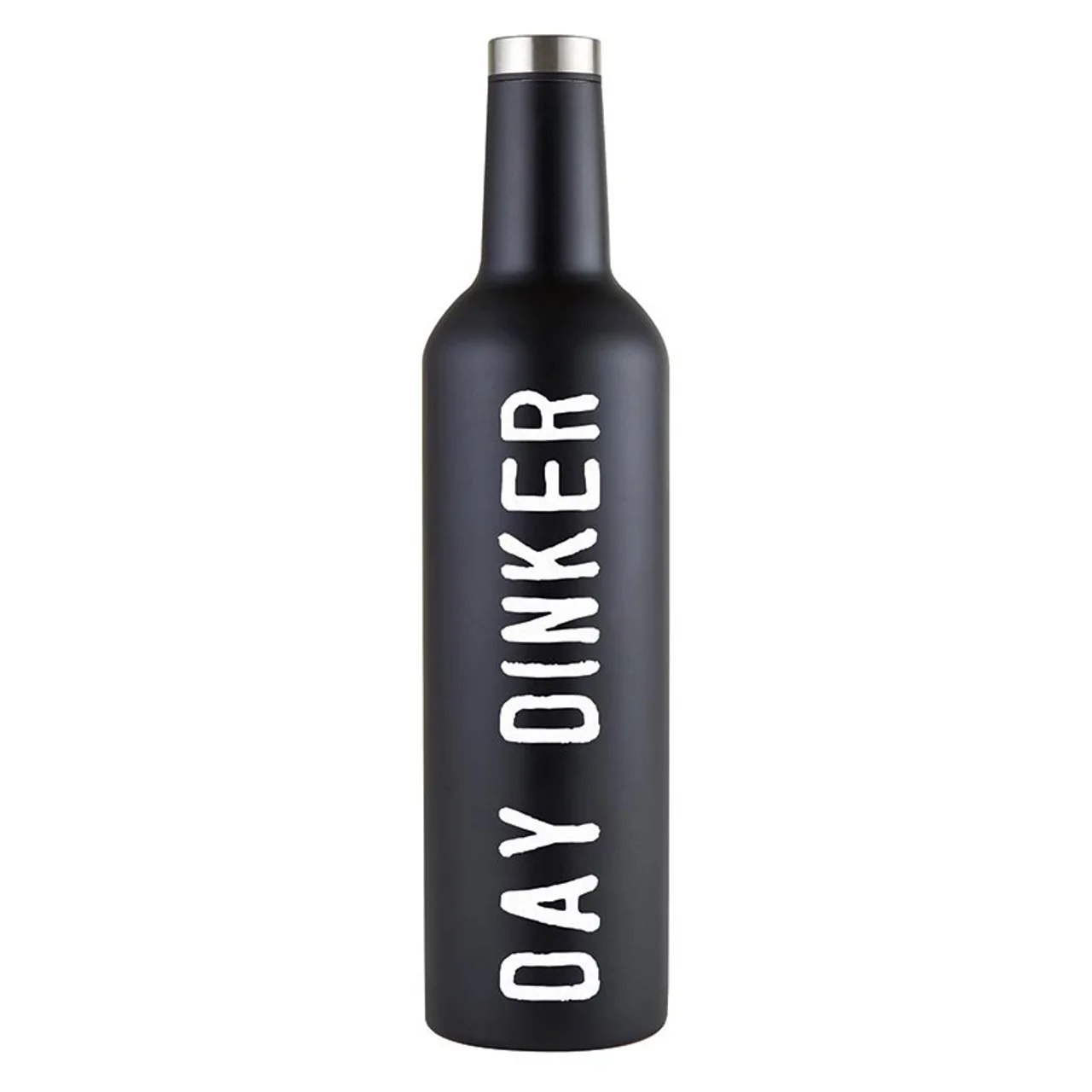 Relaxed Day Dinker Insulated Wine Bottle 25 oz Secure