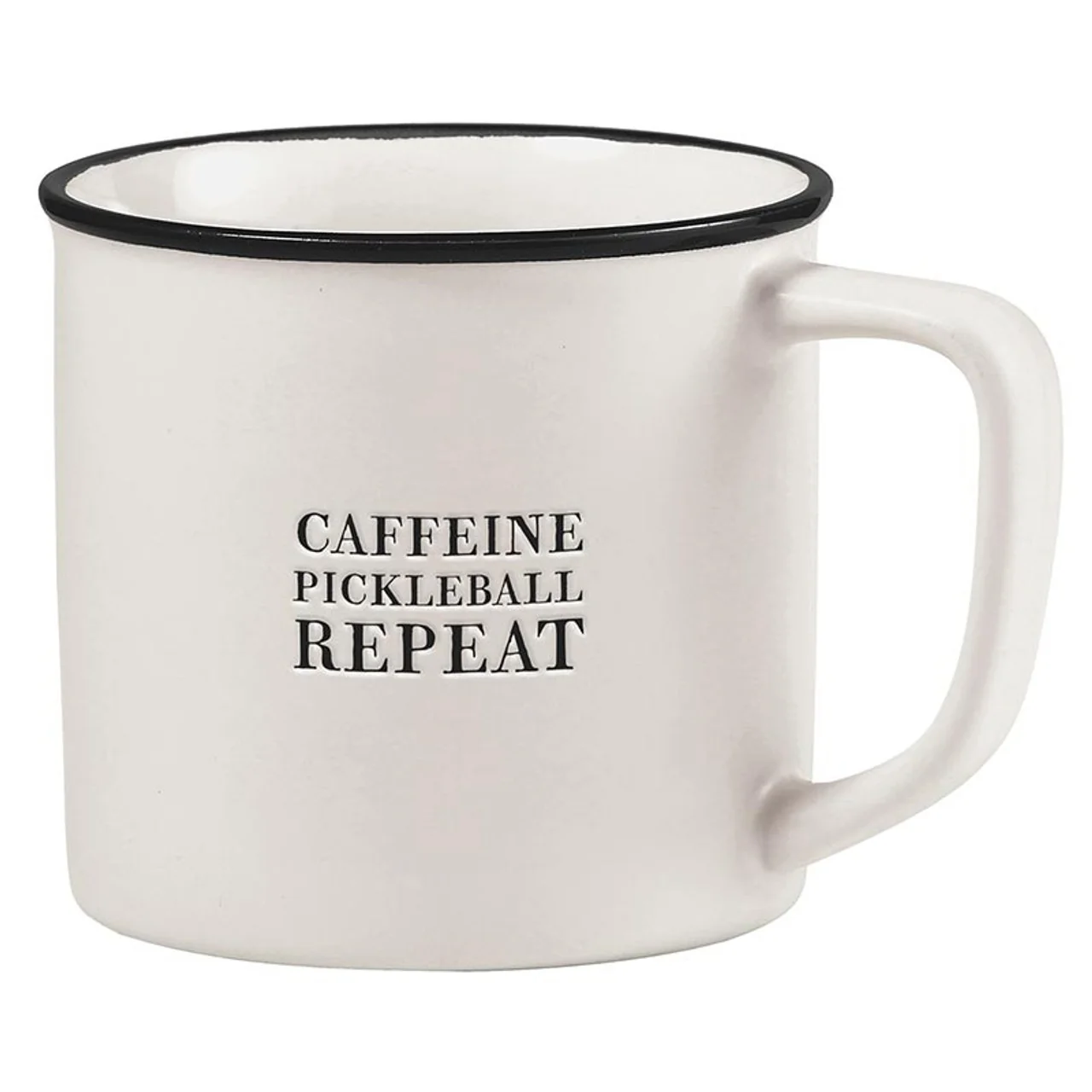 Top-Quality Caffeine Pickleball Repeat Coffee Mug 16oz Expertly Made