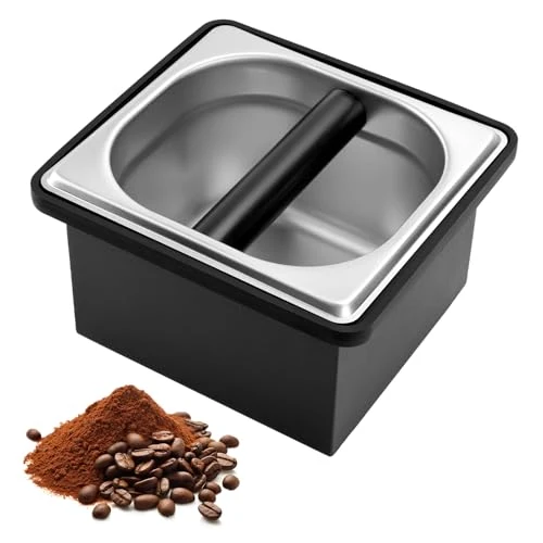Recyclable Espresso Knock Box Stainless Steel Coffee Puck Container Knockbox Elite