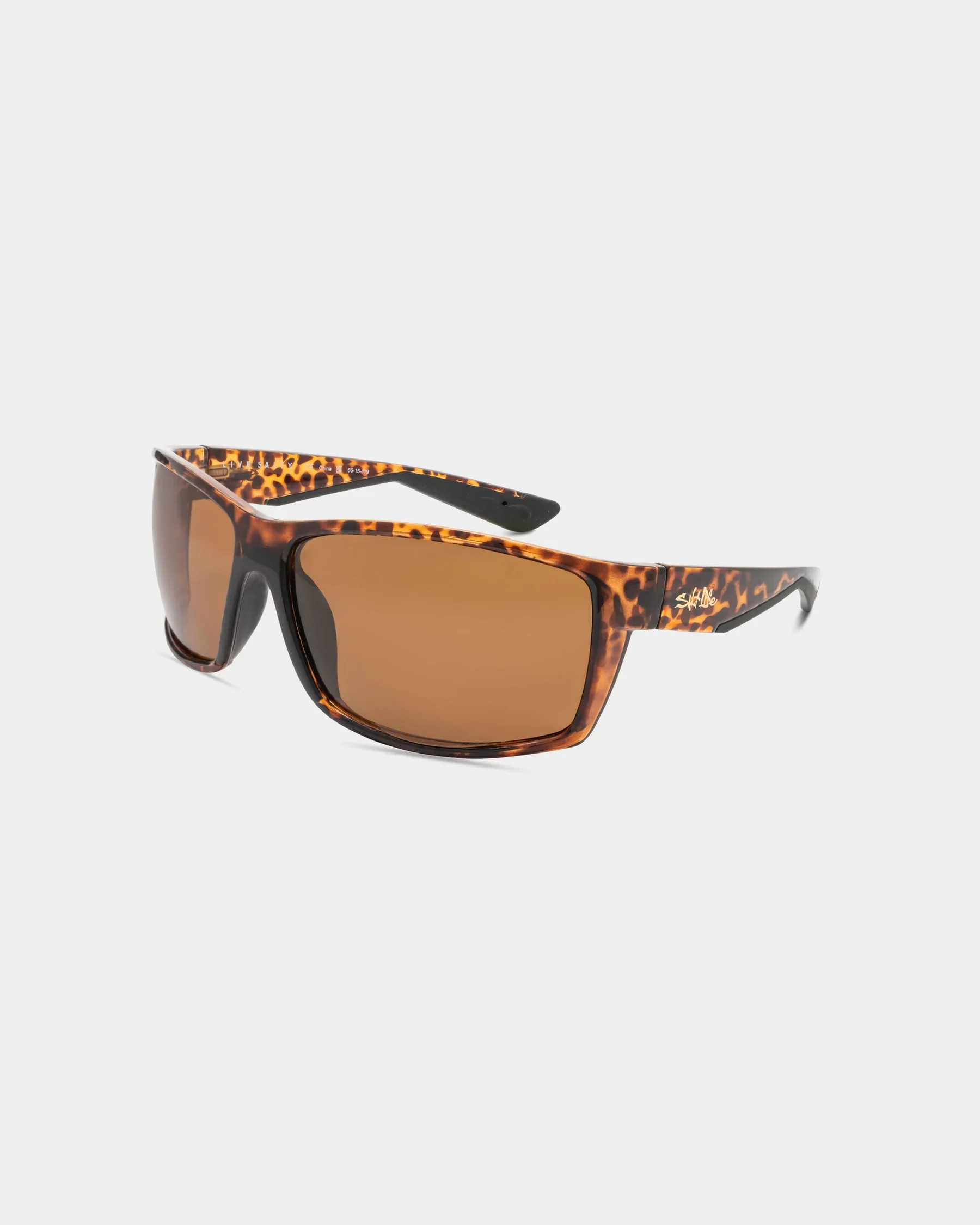 Classic Salt Life Sunglasses Shiny Brown Tort Frame Brown TAC Polarized Lens SL-021-959528 Easy-to-Use