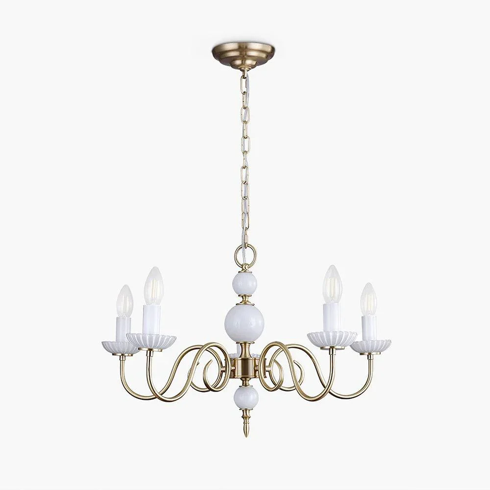 Soft Newly Designed Candle Chandelier Detailed
