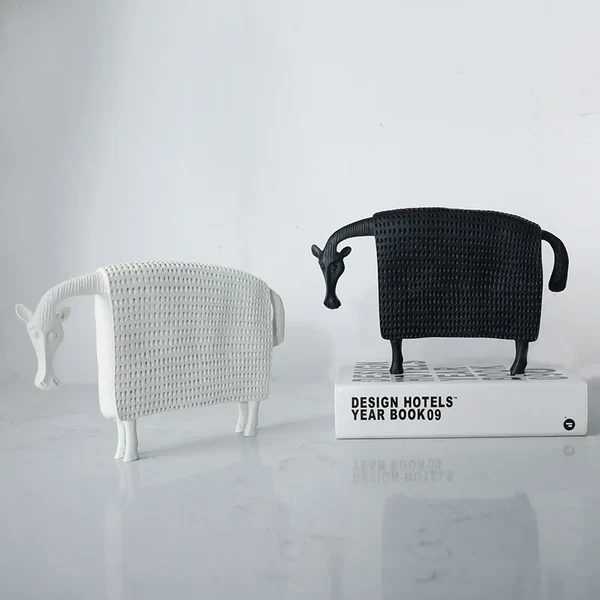 High-Performance The Textured Block Animal Sculpture Powerful