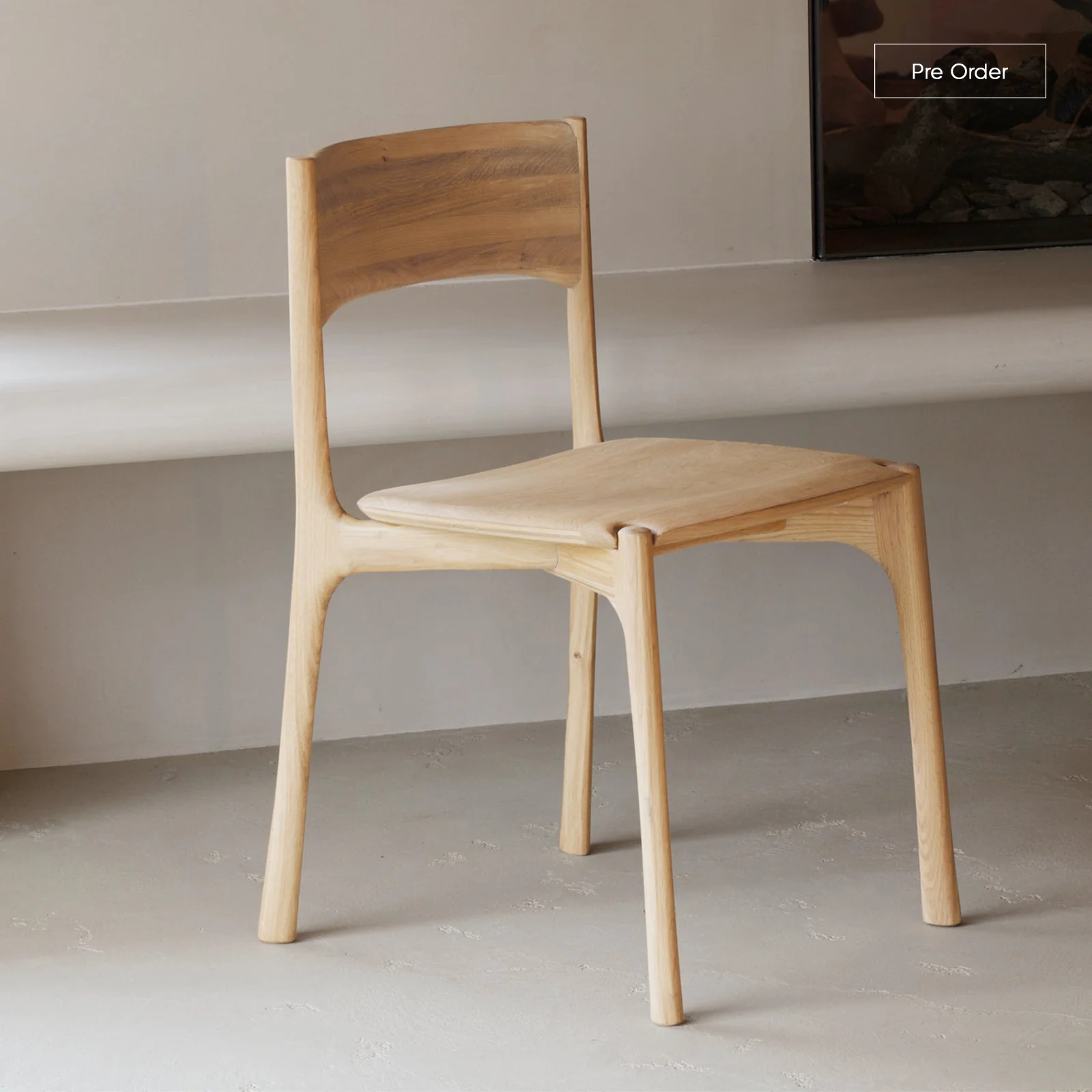 Detailed PI Dining Chair Oak Excellent