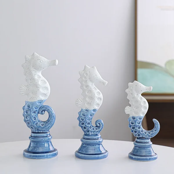 Breathable Resin Seahorse Chess Piece Statue Advanced