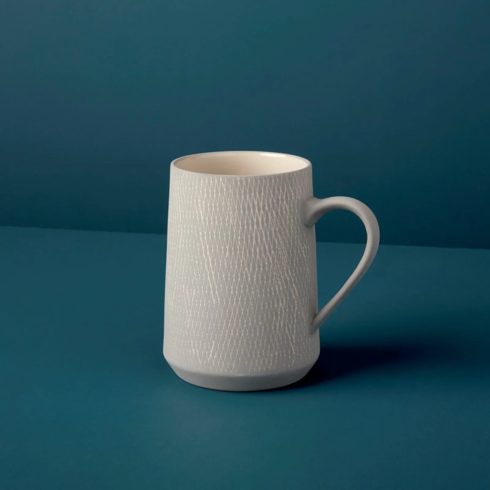 Optimized Crosshatch Stoneware Mug Sterling Trusted