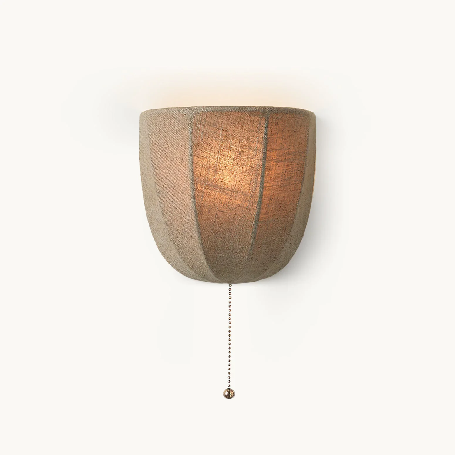 Convenient Sienna Linen Wall Sconce Long-Lasting