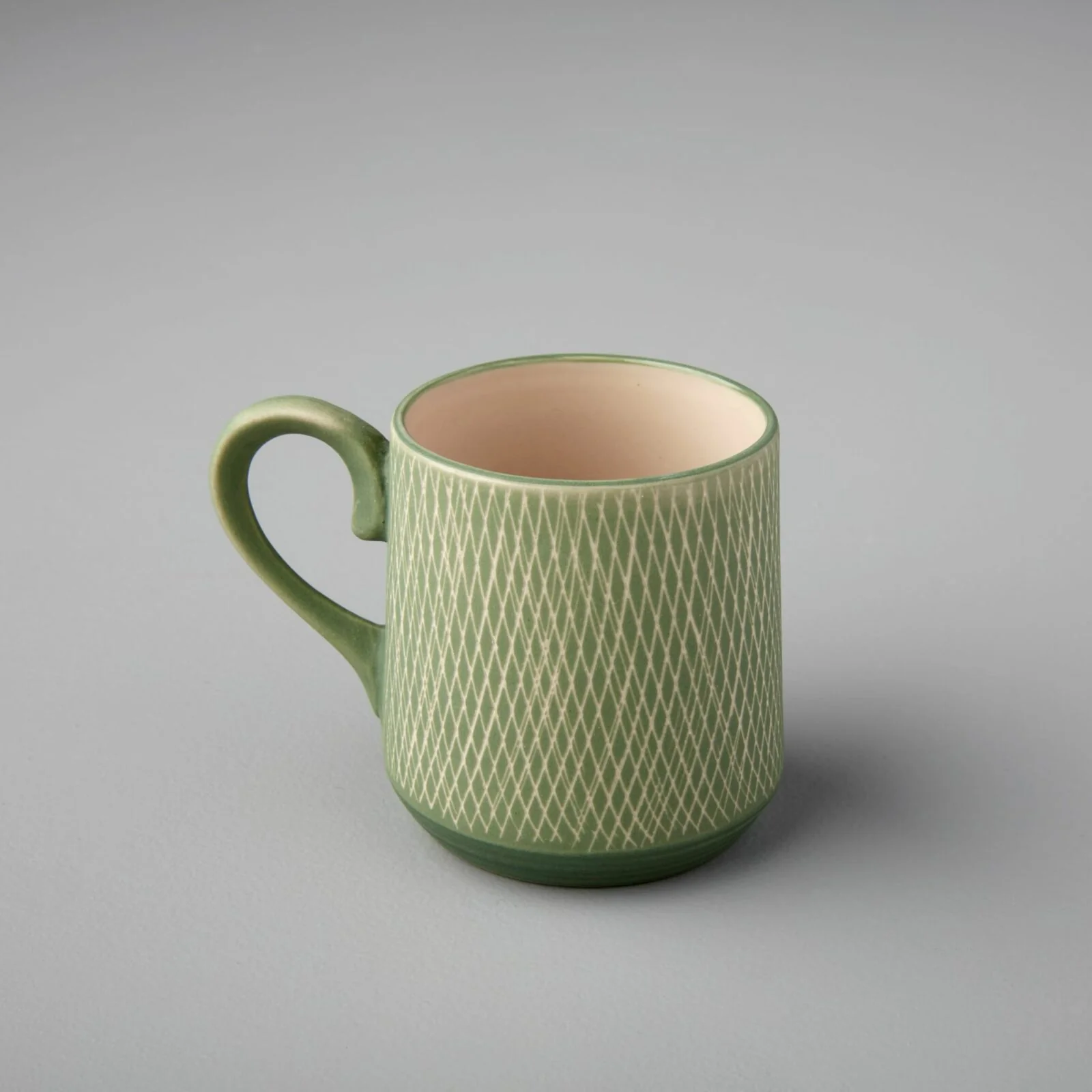 Selected Crosshatch Stoneware Espresso Cup Jade Refined