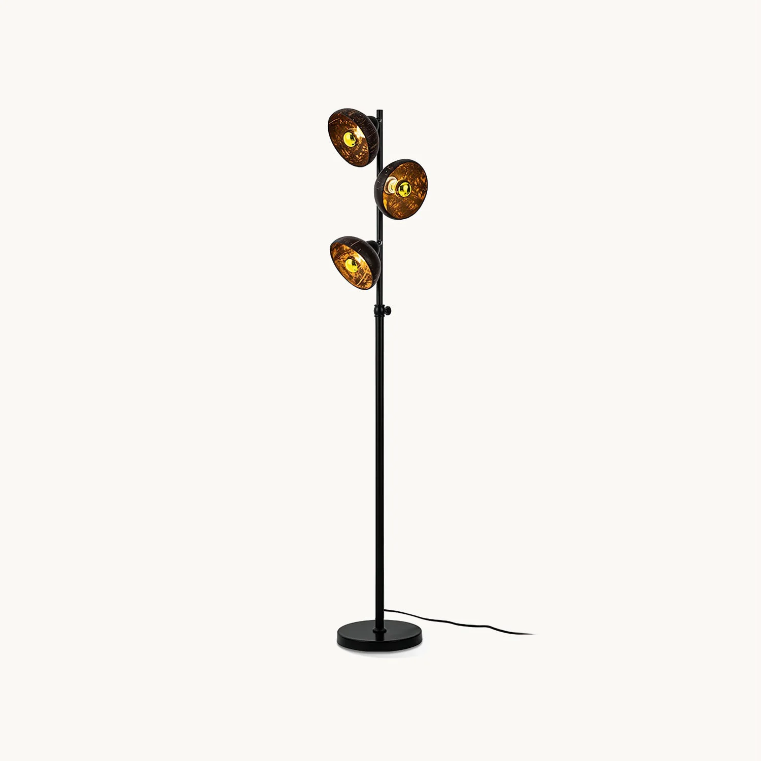 Clean Black Shell Floor Lamp Original
