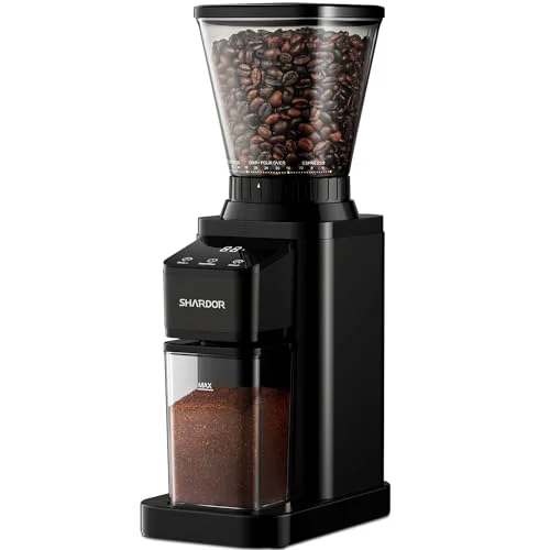 Responsible Conical Burr Coffee Bean Grinder Recyclable