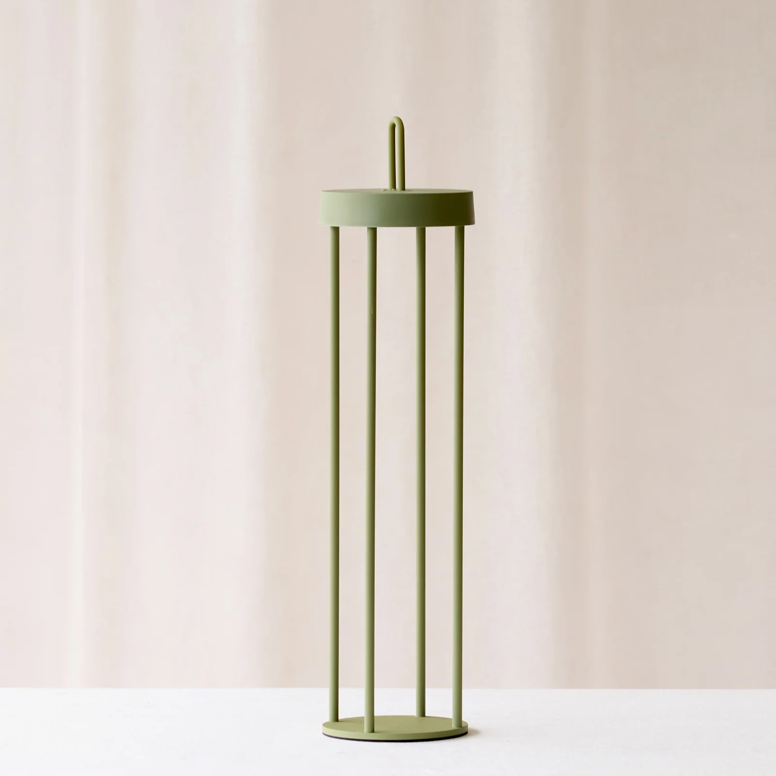 Flexible Isalo Outdoor LED Table Lamp Olive Outstanding