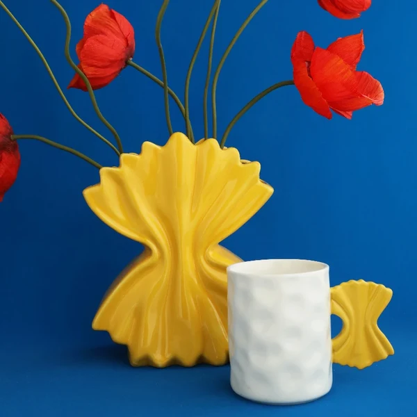 Natural Nordic Creative Pasta Pretzel Ceramic Vases Effective
