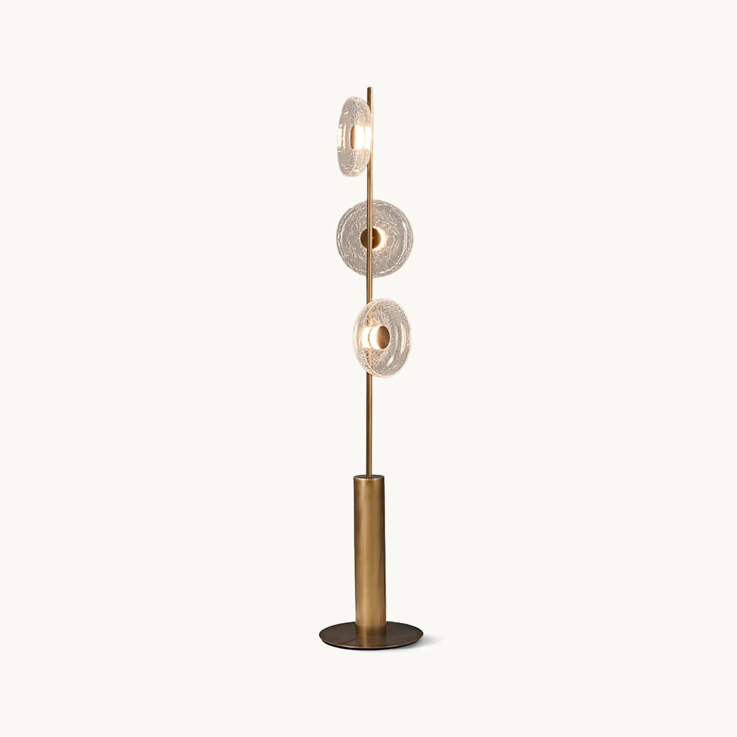 Proven Glacier Crackle Floor Lamp Excellent