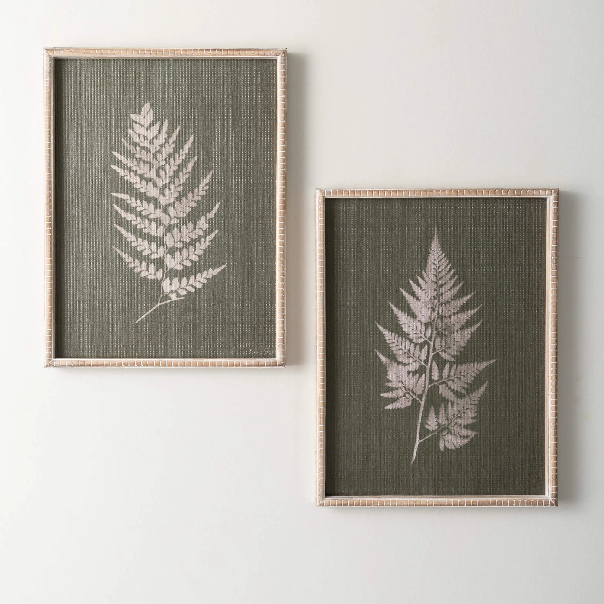 Top-Quality Fern Green Gray Wall Art Artisan