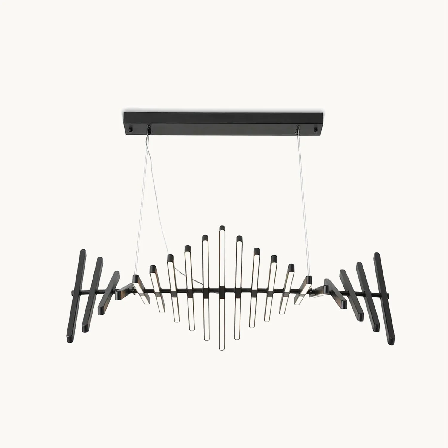 Easy-to-Use Piano Keys Black Chandelier Convenient
