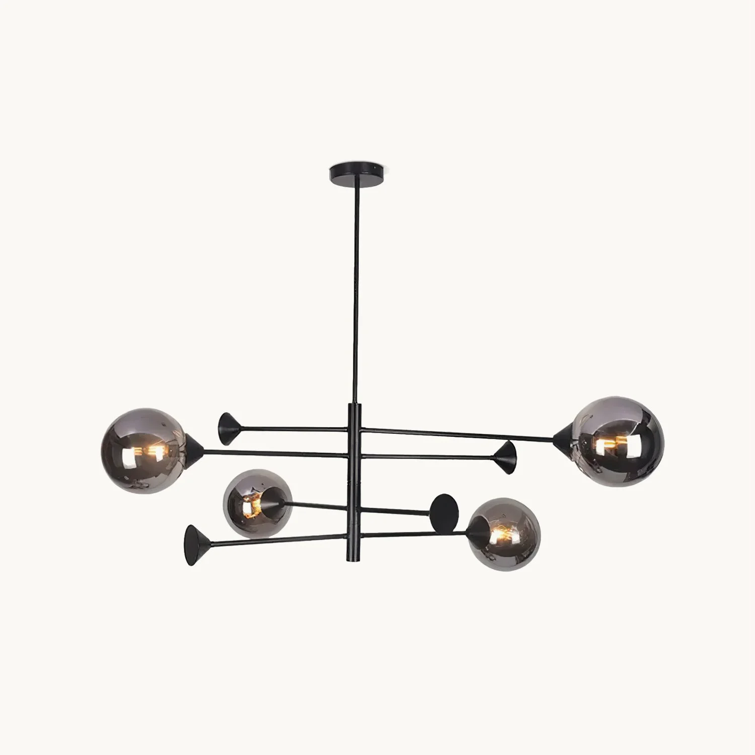 Fine Crafted Black Chandelier Selected