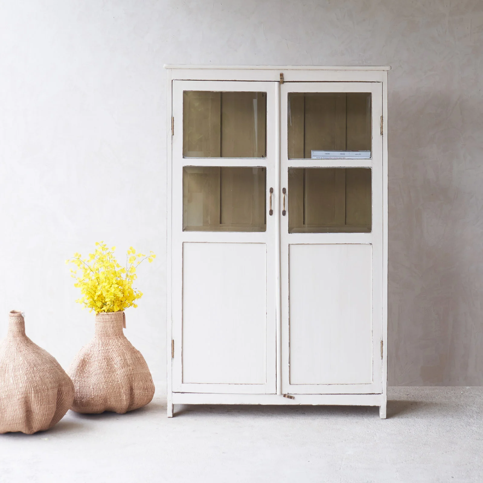 Effective Vintage Large Cabinet Ricotta Green