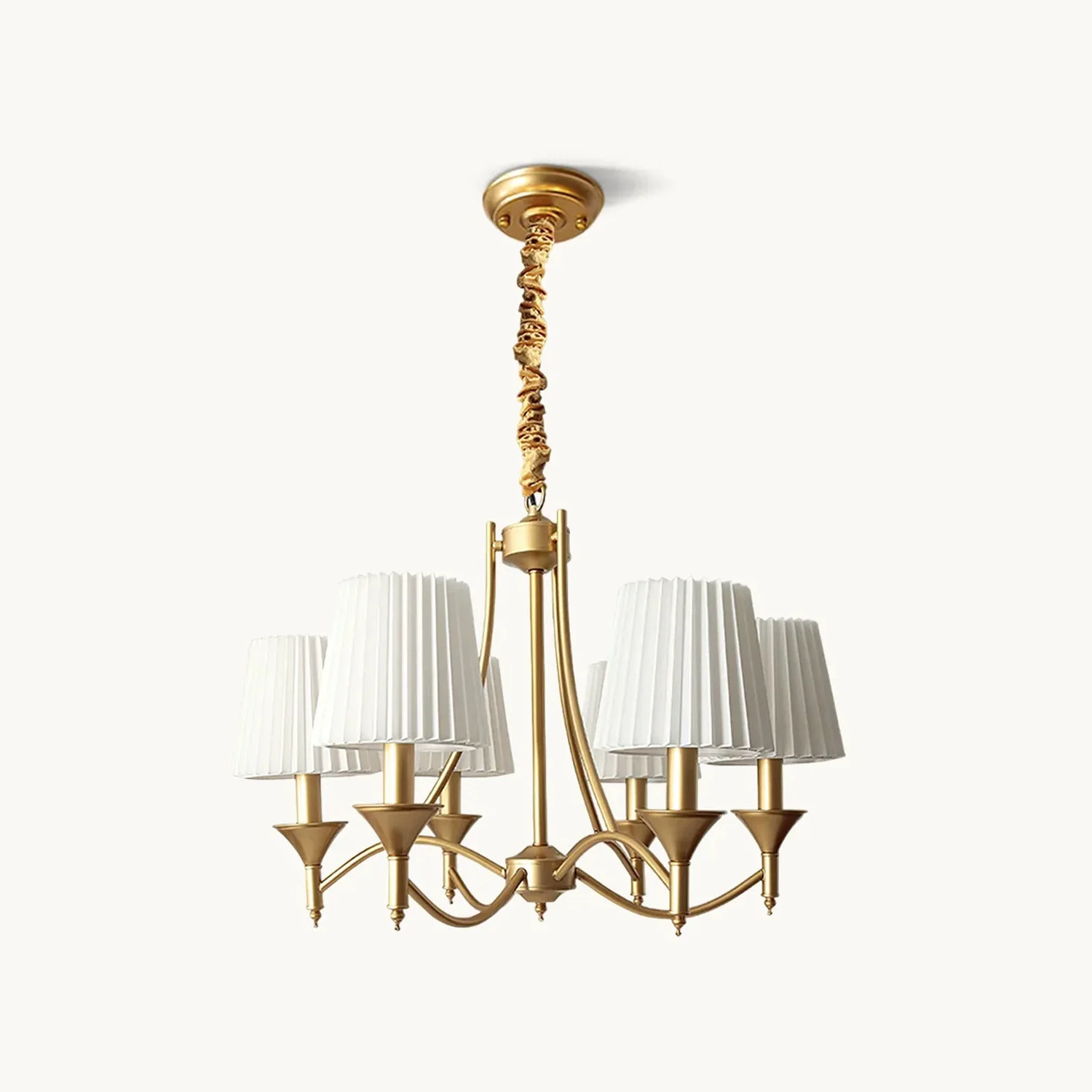 Practical Myrna Pleated Chandelier High-Quality