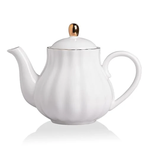 Dependable Sweejar 40FLOZ Royal Teapot with Infuser Traditional