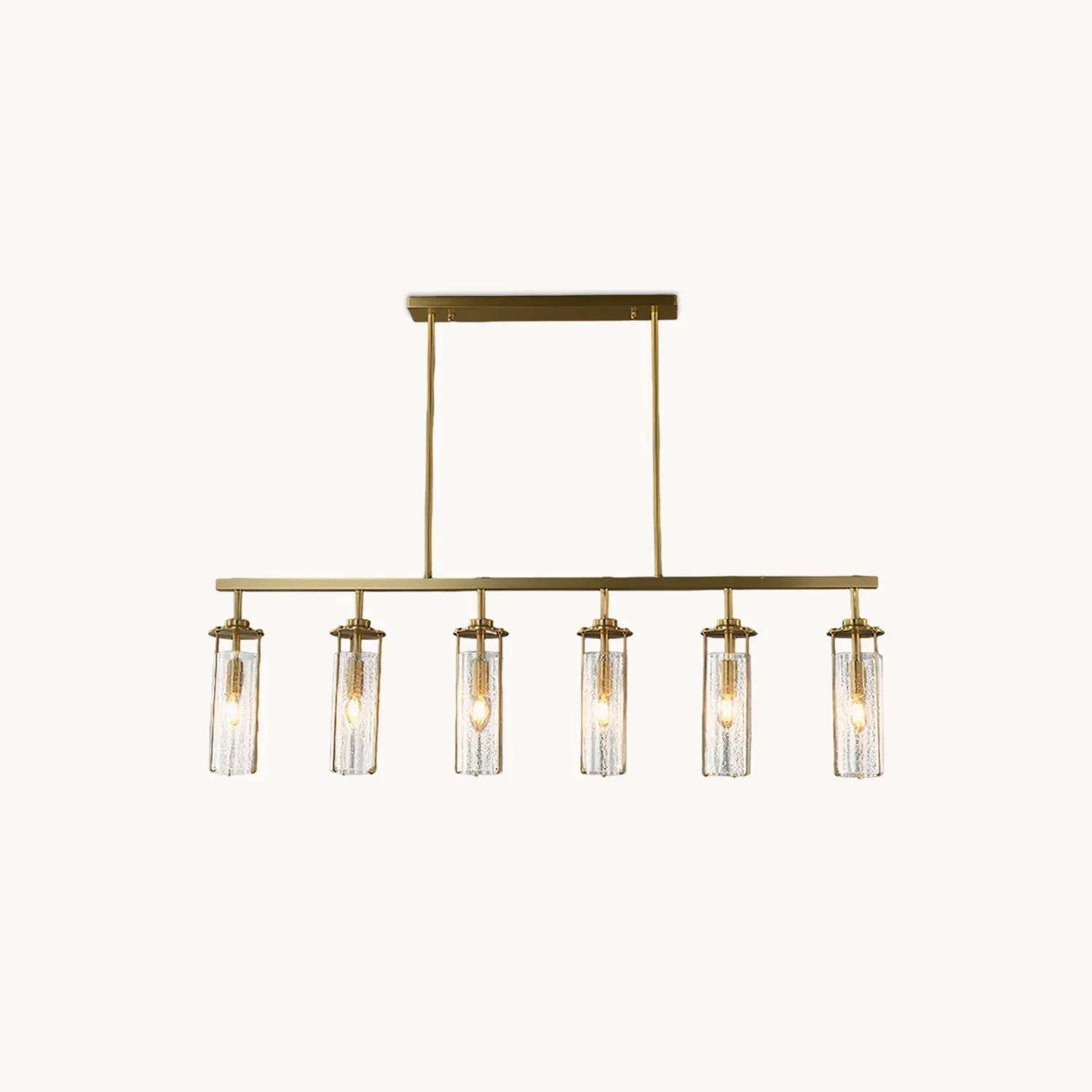 Safe Belmont Crackle Glass Chandelier Clean
