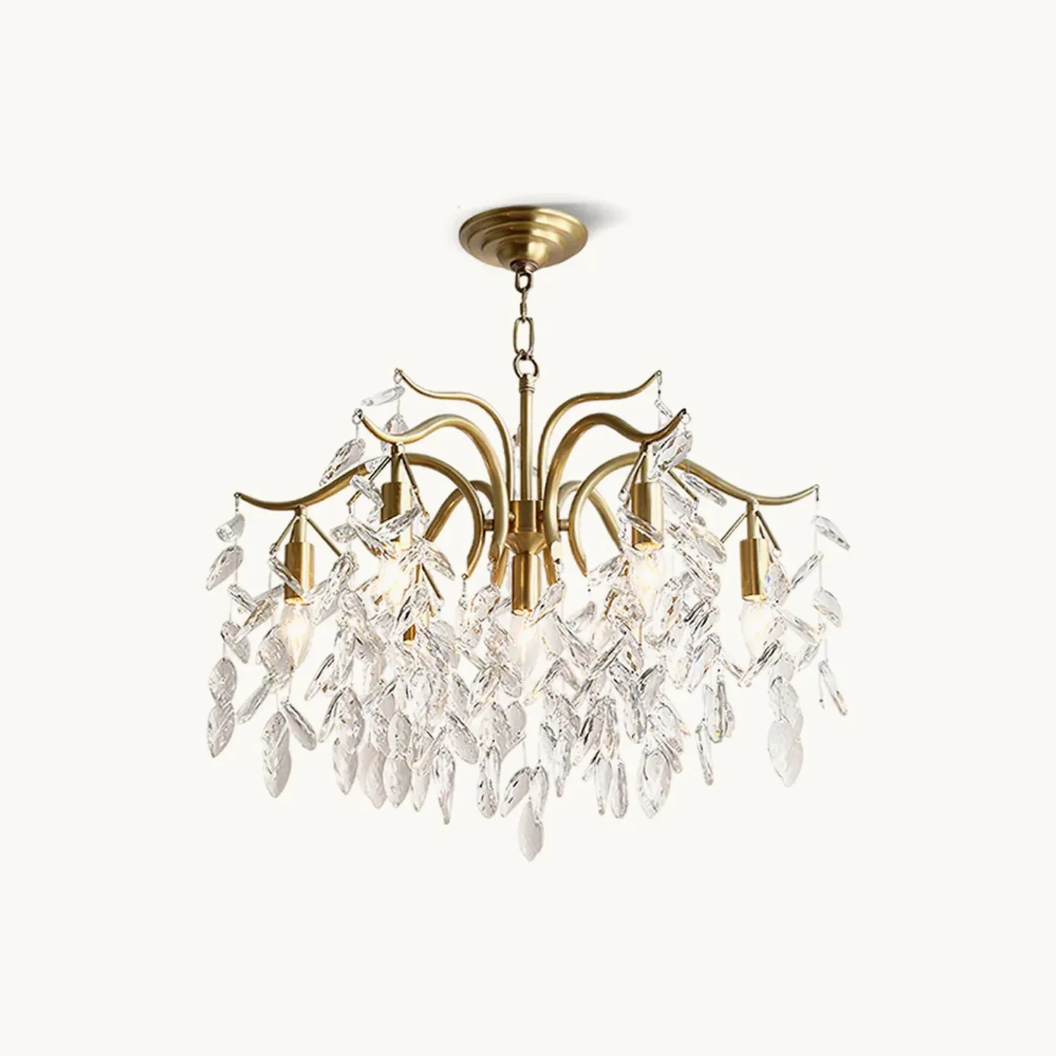 Traditional Dorale Chandelier Organic