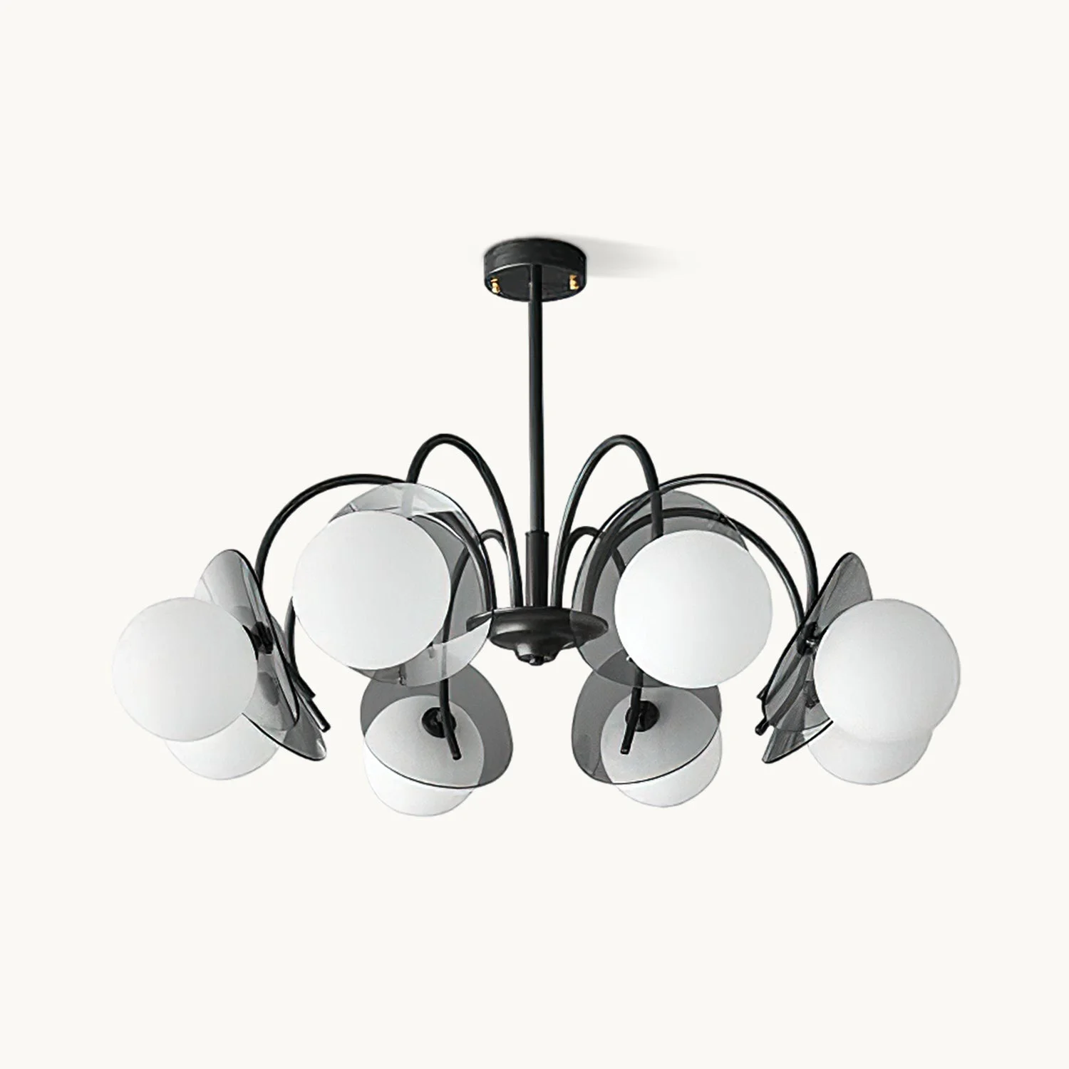 Durable Molecular Spherical Glass Chandelier Optimized