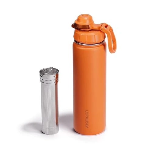 Fashionable Vessence 24 Oz Stainless Steel Tea Infuser Bottle for Loose Leaf Tea Outstanding
