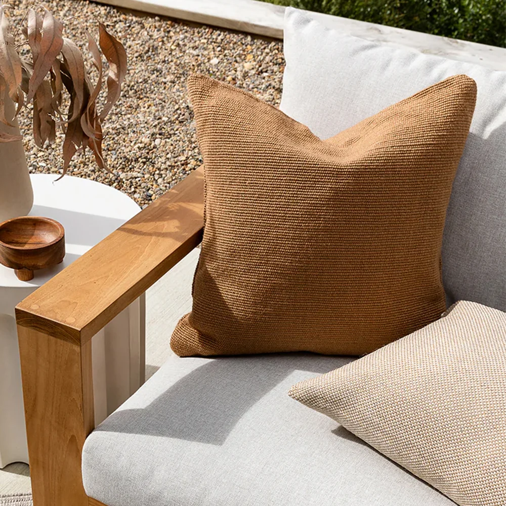 Authentic Clipper Outdoor Cushion Cumin 50 x 50cm Convenient