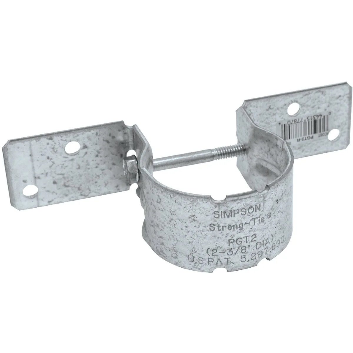 Professional Simpson Strong-Tie 2-3 8 In. O.D. 12 Ga. Standard Application Pipe Rail Tie Relaxed