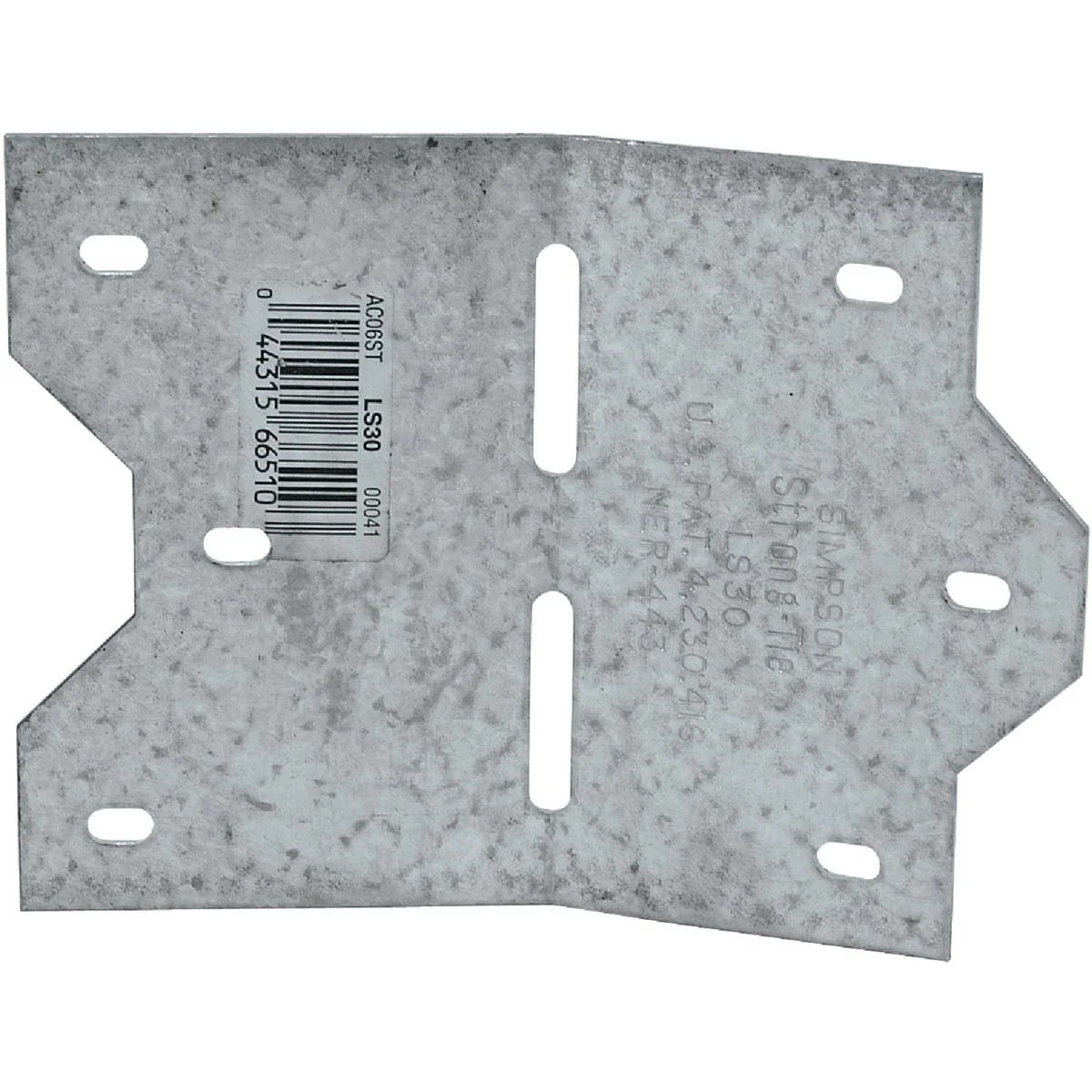 Original Design Simpson Strong-Tie Galvanized Steel 3-3 8 In. 18 ga Adjustable Framing L-Angle Genuine