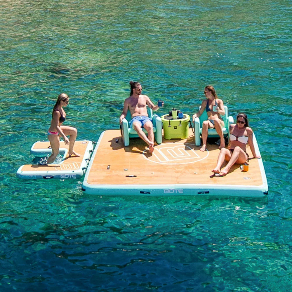Minimalist Bote Hangout 10' Dock and Swim Package with Electric Pump Fine