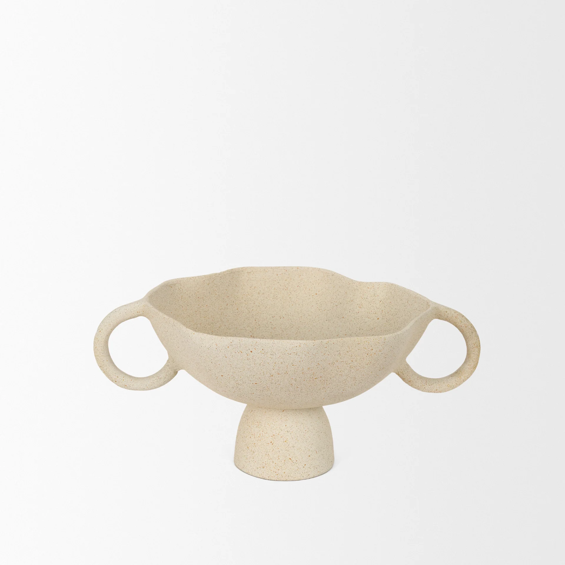 Consistent Radka Beige Textured Metal Decorative Bowl Top-Quality