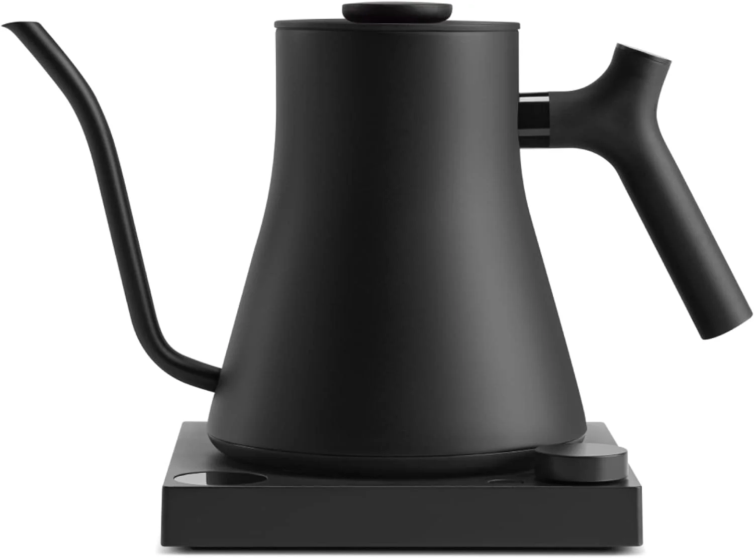 Effective Fellow Stagg EKG Pro Electric Gooseneck Kettle - Pour-Over Coffee and Tea Quick Heating Precise Temperature Control Scheduling Built-in Brew Timer Matte Black 0.9 Liter Authentic