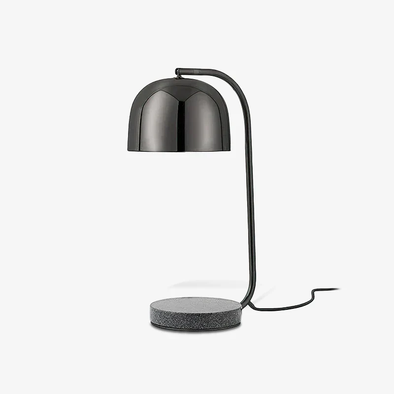 Elegant Black Dome Table Lamp Classic