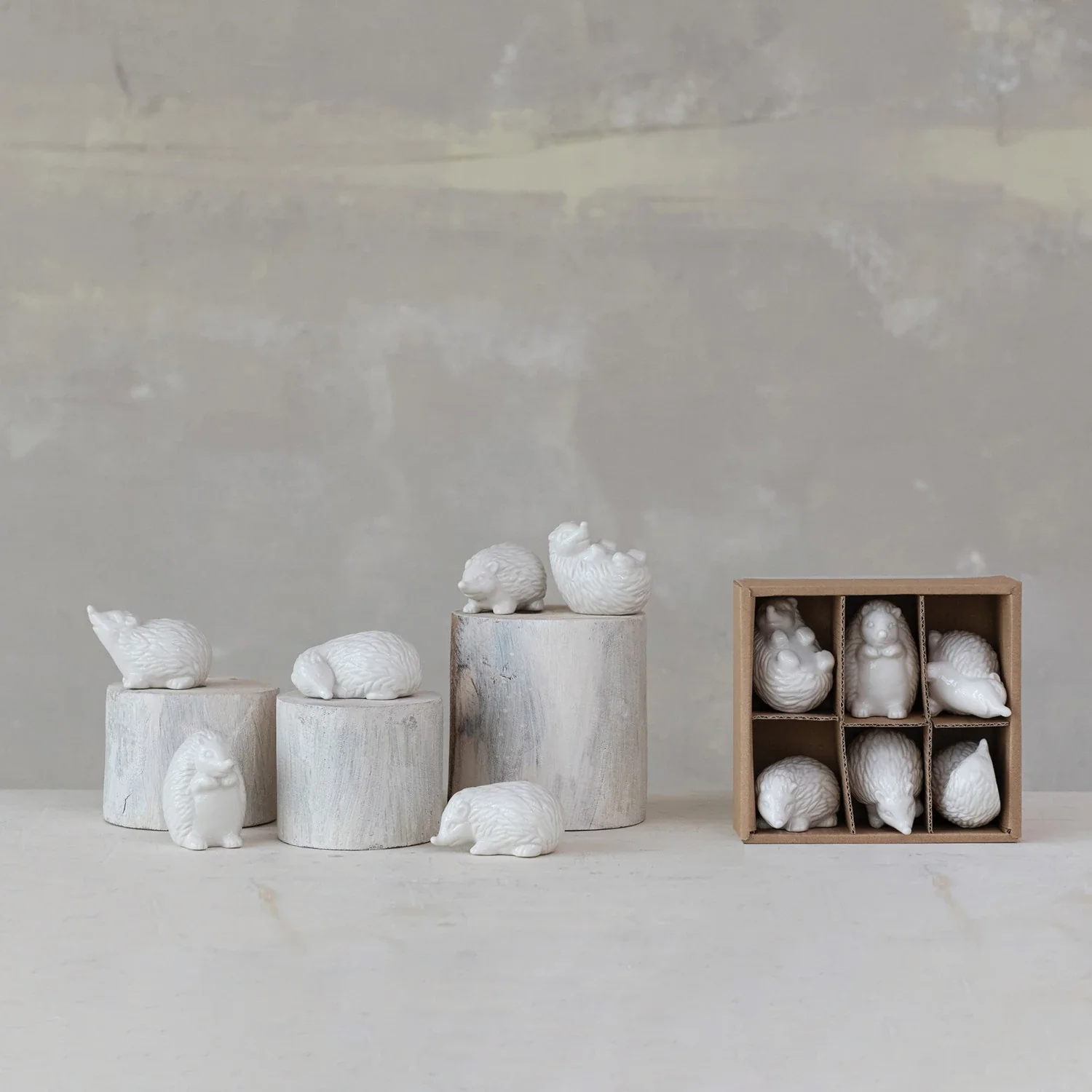Excellent Stoneware Hedgehogs Breathable