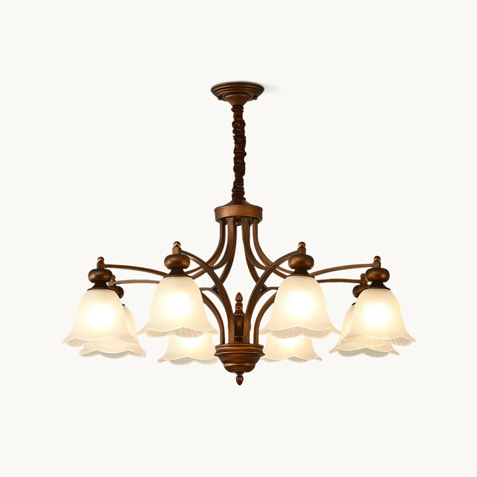 Detailed Briignite Chandelier Organic