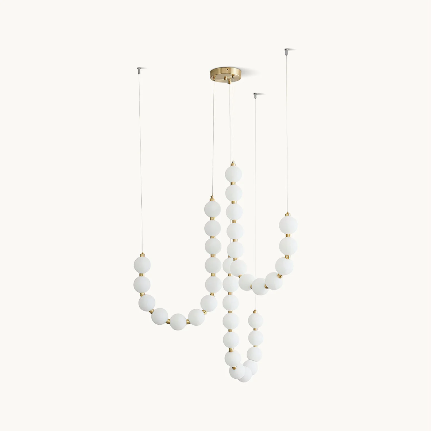 Exclusive Alorbe Pearl Necklace Chandelier Safe