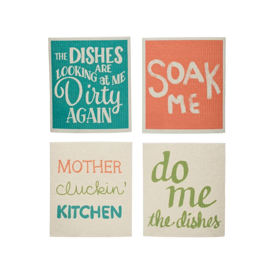 Easy-to-Use Reusable Sponge Cloths Smooth