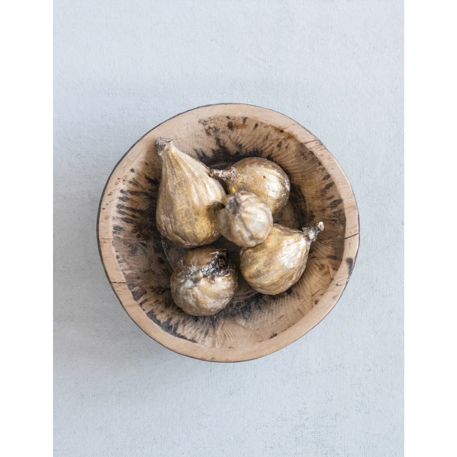 Premium Antique Gold Resin Figs Original