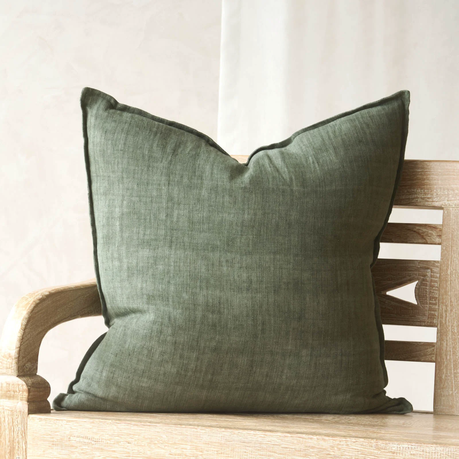 Comfortable Cassia Cushion Moss Easy-to-Use