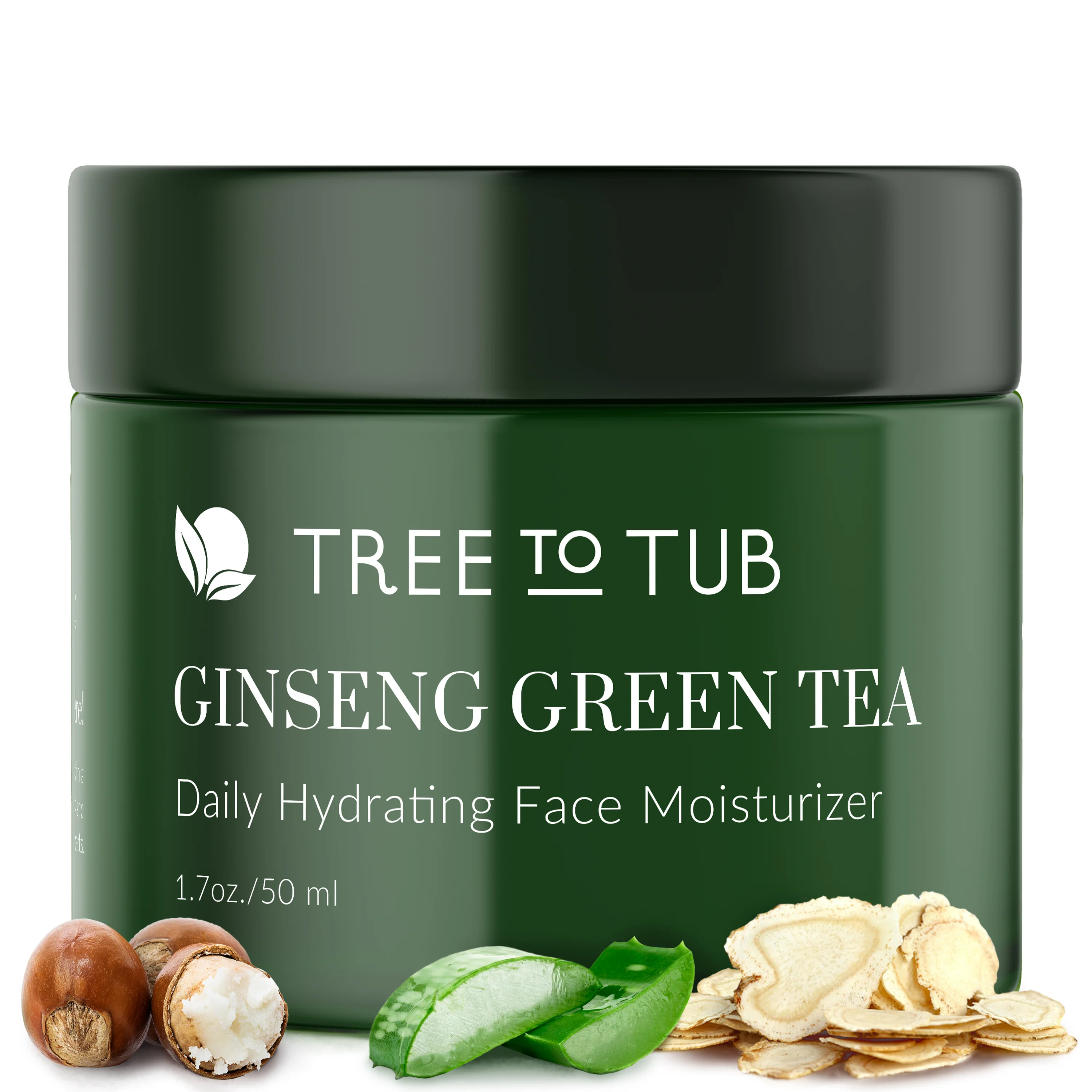 Original Tree To Tub Deep Hydrating Face Moisturizer for Sensitive Skin with Green Tea Exceptional