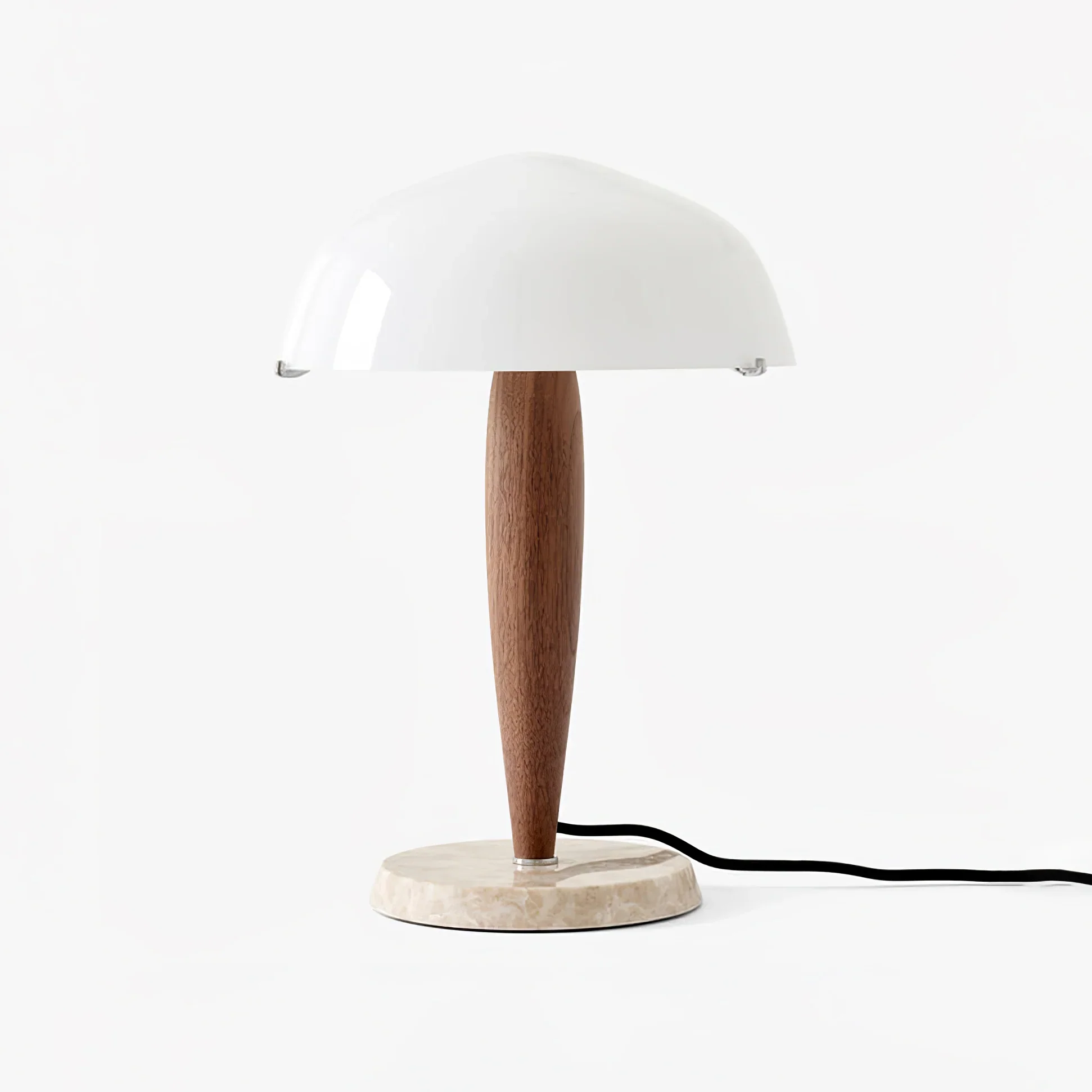 Unique Milky Glass Table Lamp High-End