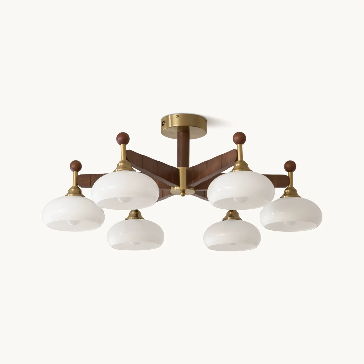 Breathable Timbera Ceiling Light Detailed