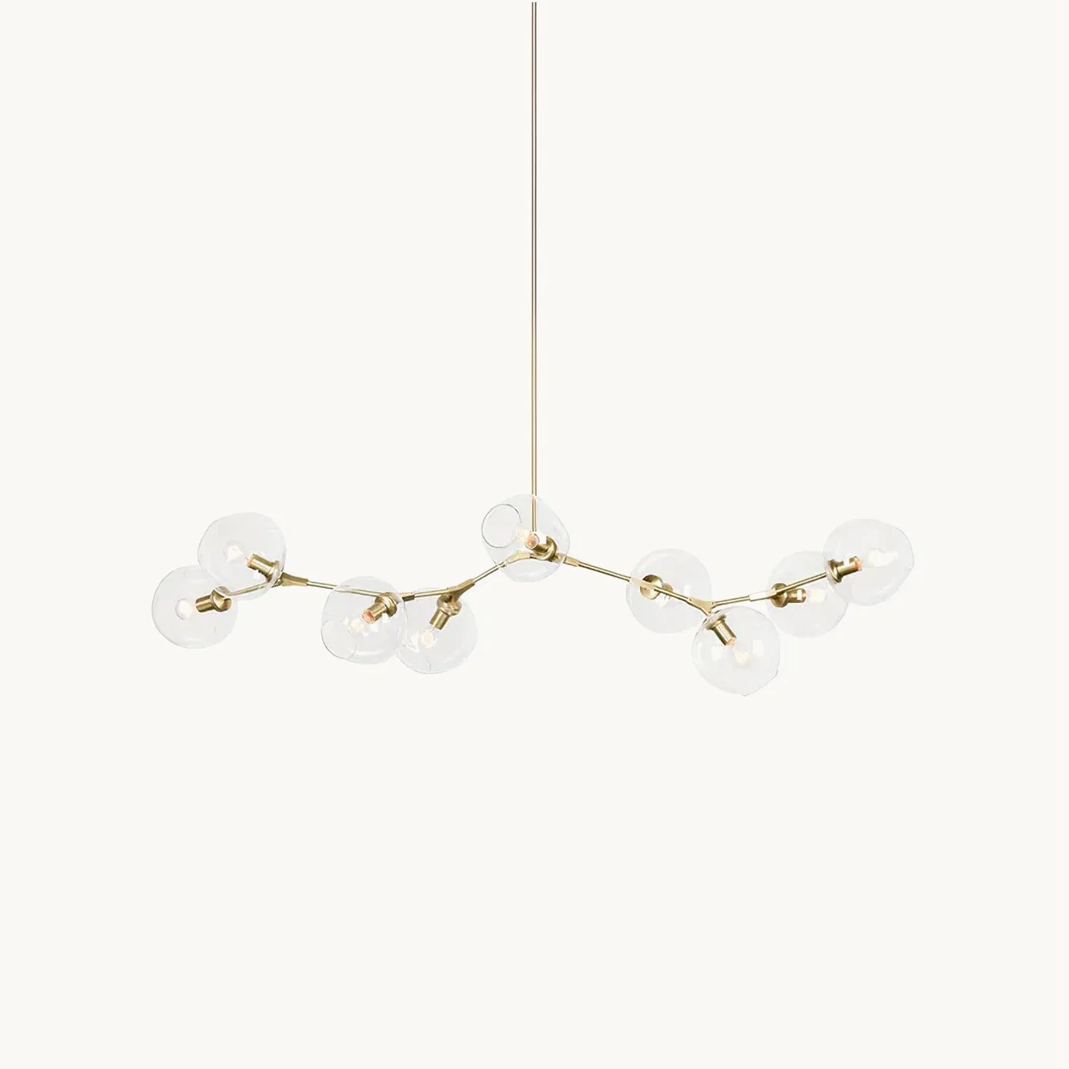 Unique Bifurcation Bubble Horizontal Chandelier Relaxed