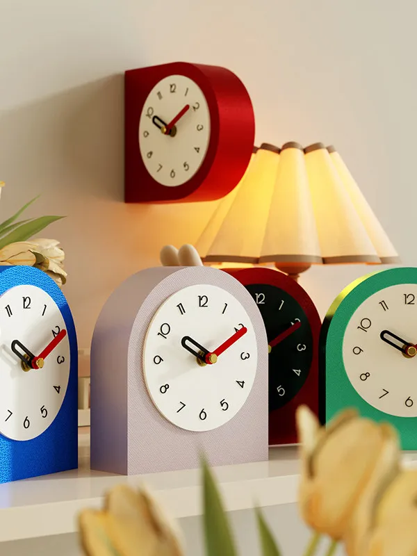 Expertly Made Retro Pendulum Dual-Use Desktop Wall Clock Authentic