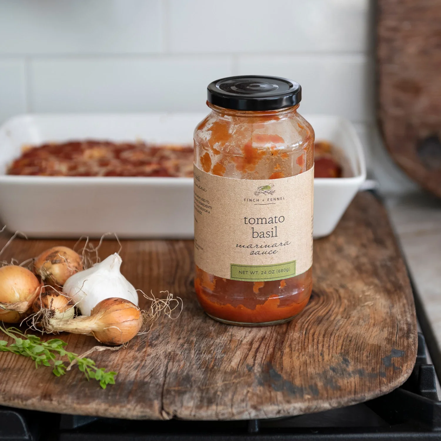 Certified Finch Fennel Tomato Basil Marinara Sauce 24 oz Fine Crafted