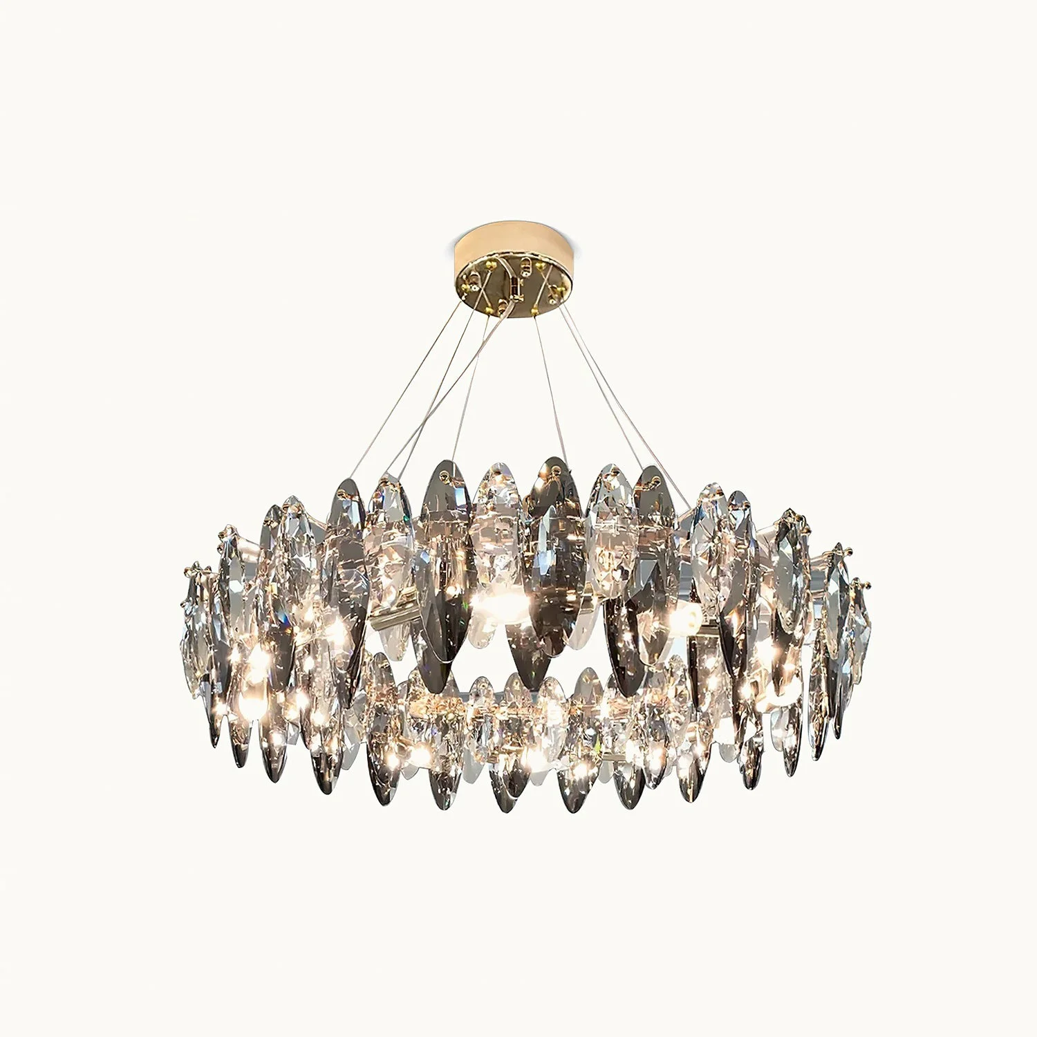Stylish Raindrop Crystal Chandelier Clean