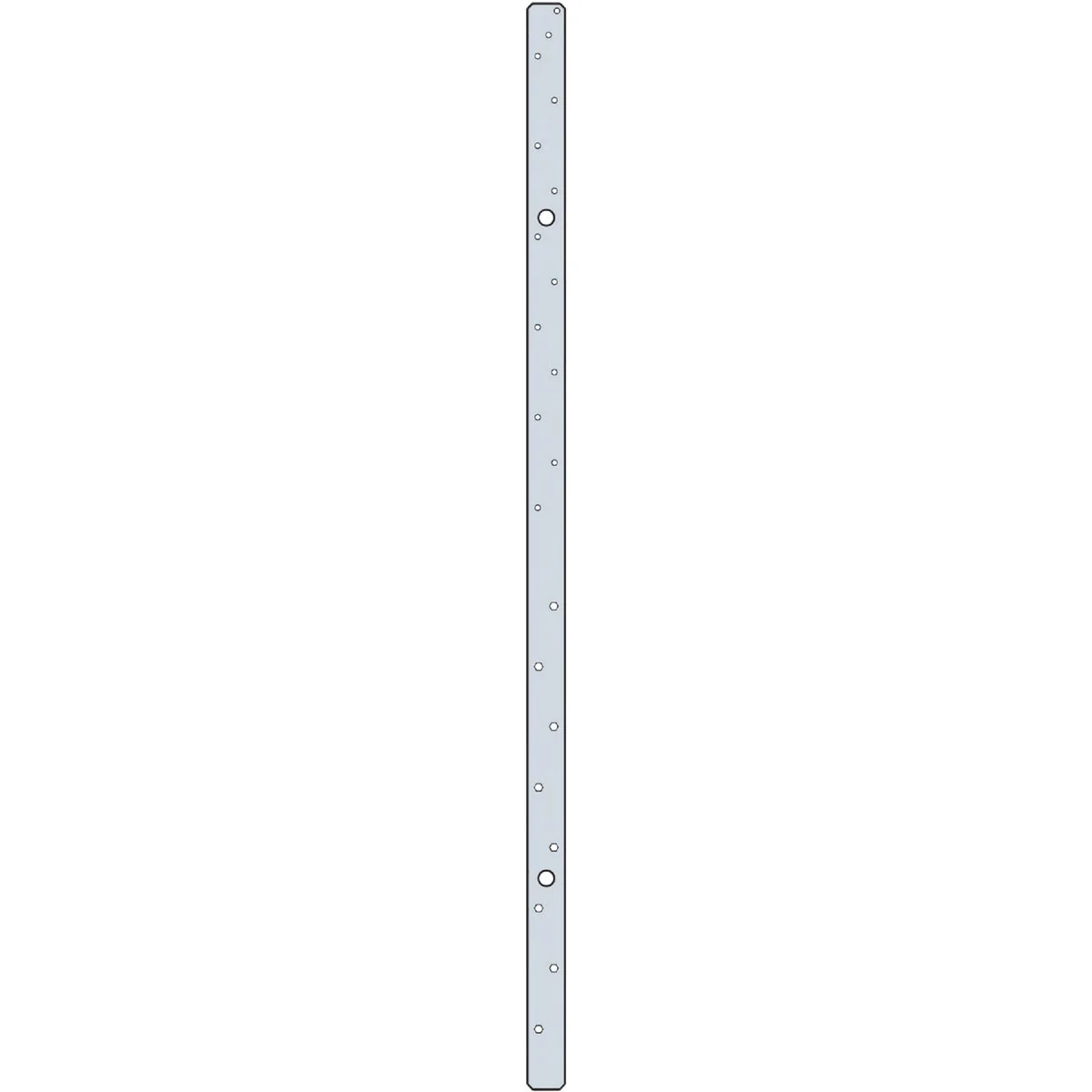 Effective Simpson Strong-Tie MSTAM 36 In. 18 Ga. Galvanized Medium Strap Tie for Masonry Classic